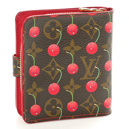 Louis Vuitton Monogram Cerises Compact Zippe Wallet 3 of 8
