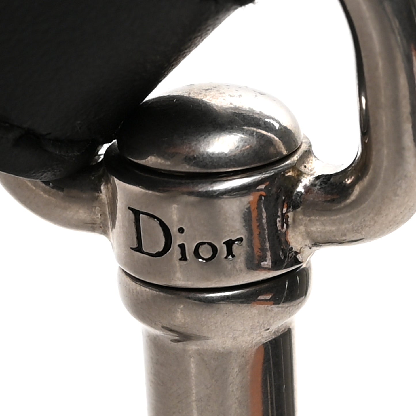 Canvas Embroidered Shoulder Strap Black White