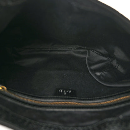 Gucci Monogram Piston Lock Jackie O Hobo Black 5 of 11