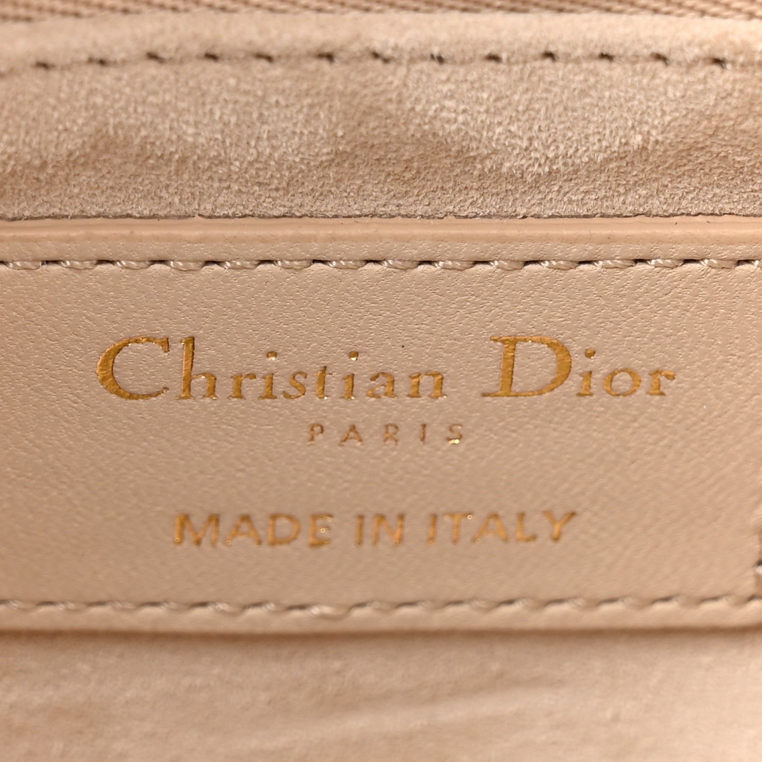Christian Dior Lambskin Cannage Small My ABCDior Lady Dior Beige 6 of 10