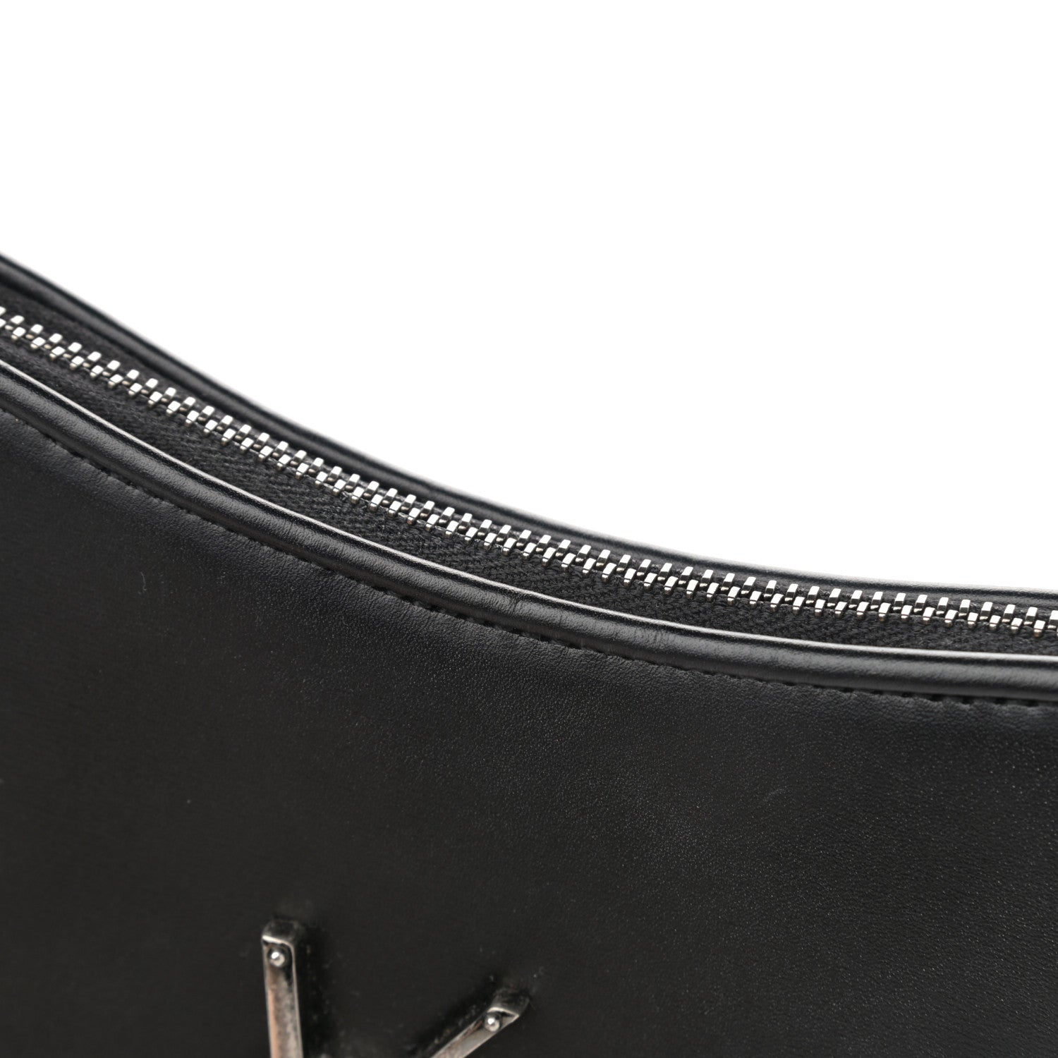 Saint Laurent Calfskin Heart Monogram Crossbody Black 7 of 12