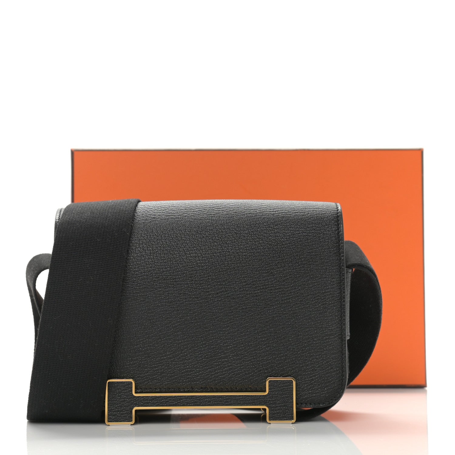 Hermes Chevre Mysore Geta Black 11 of 11