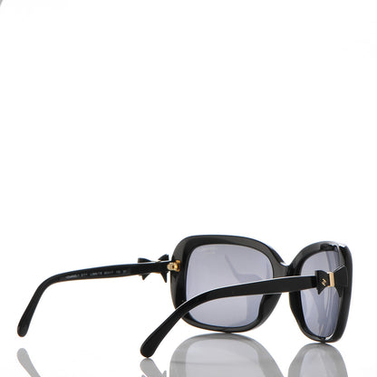 Chanel CC Bow Polarized Sunglasses 5171 Black 4 of 7
