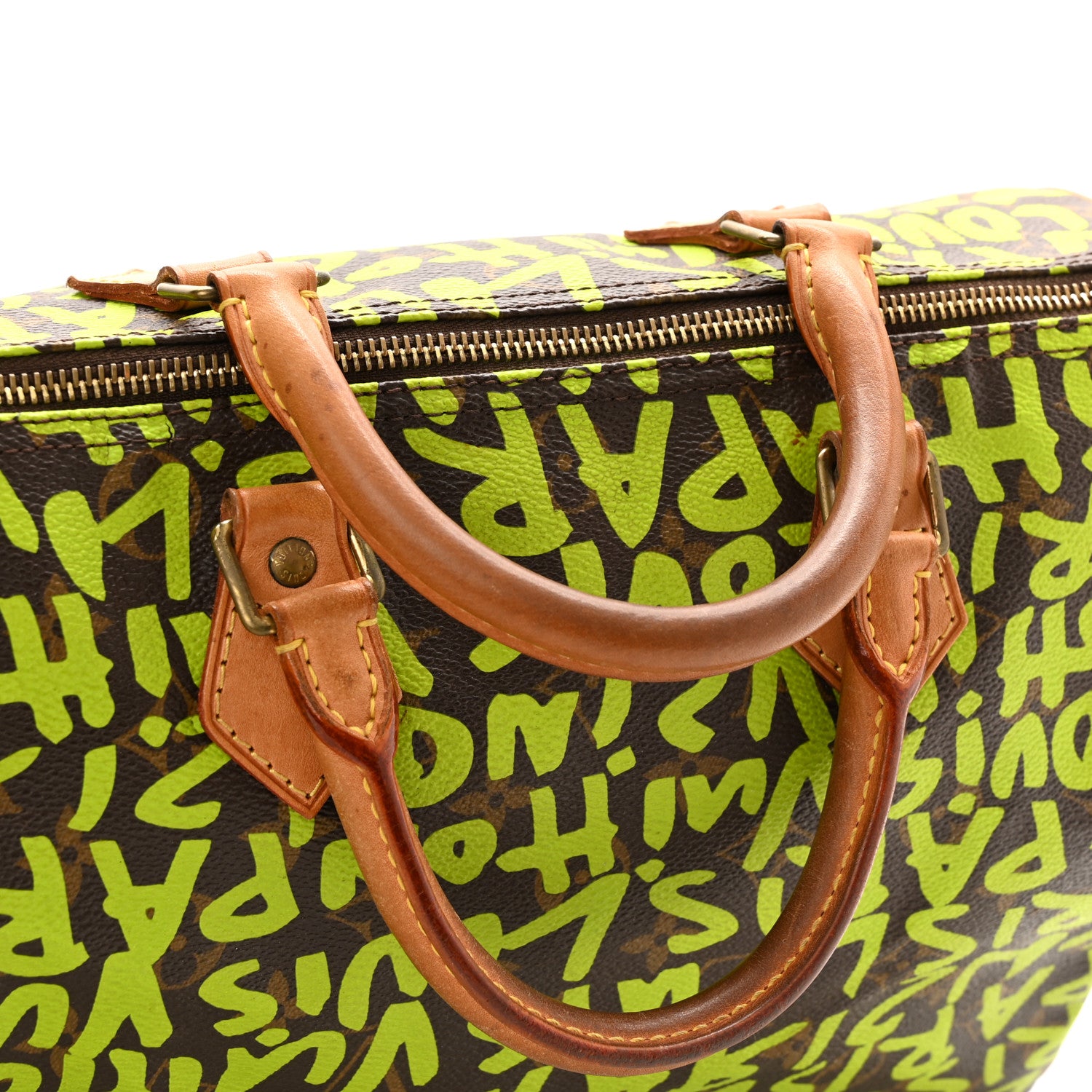 Louis Vuitton Monogram Graffiti Speedy 30 Green 11 of 11