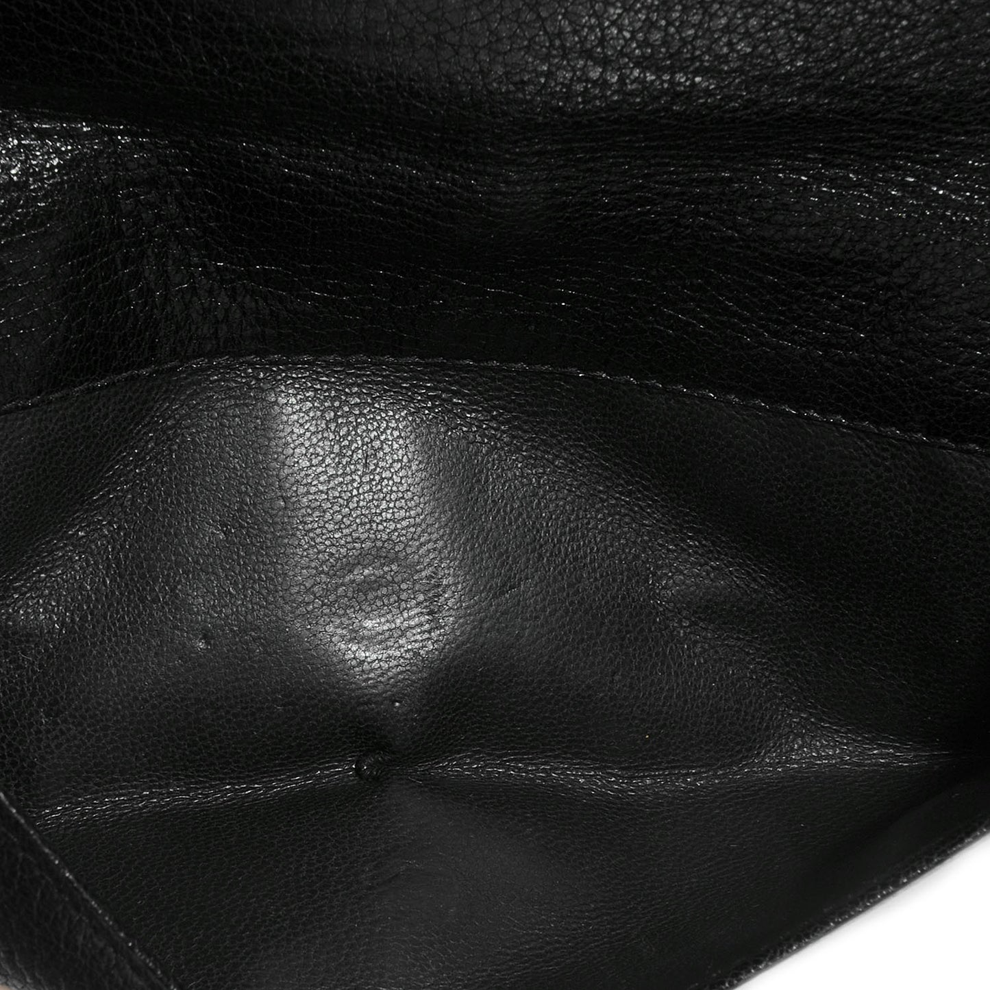 Leather Blondie Continental Wallet Black