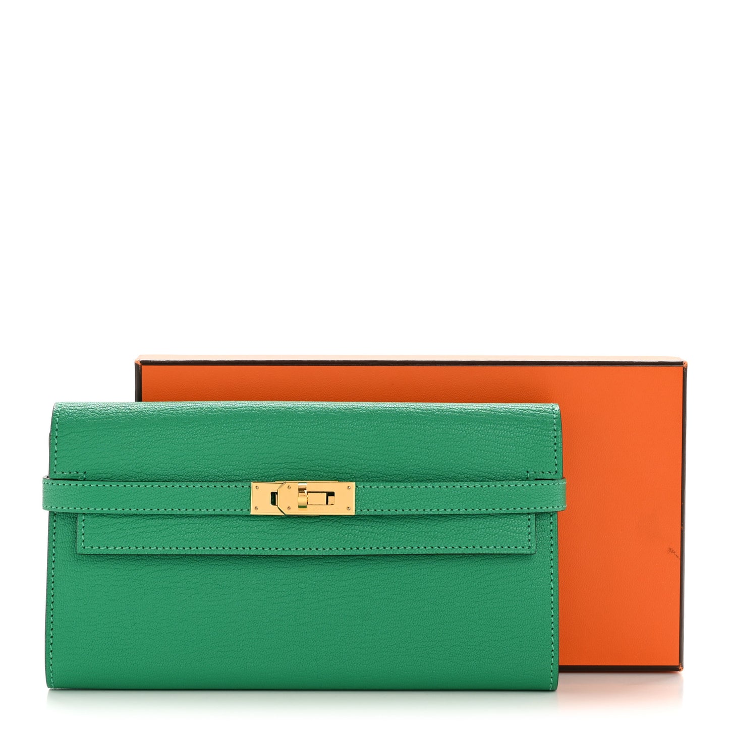 Chevre Mysore Kelly Longue Wallet Menthe