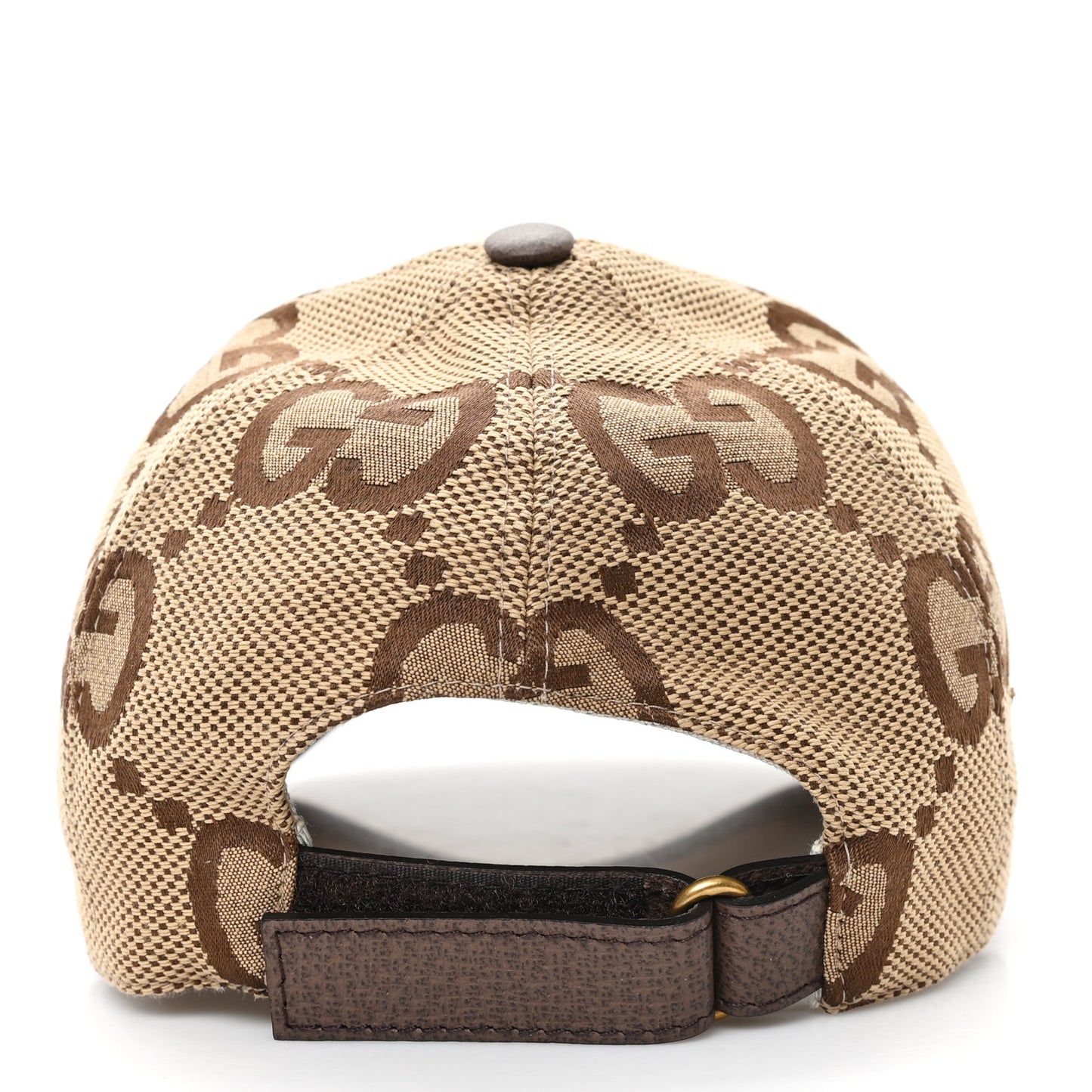 Monogram Jumbo GG Baseball Hat M 57 Camel Ebony
