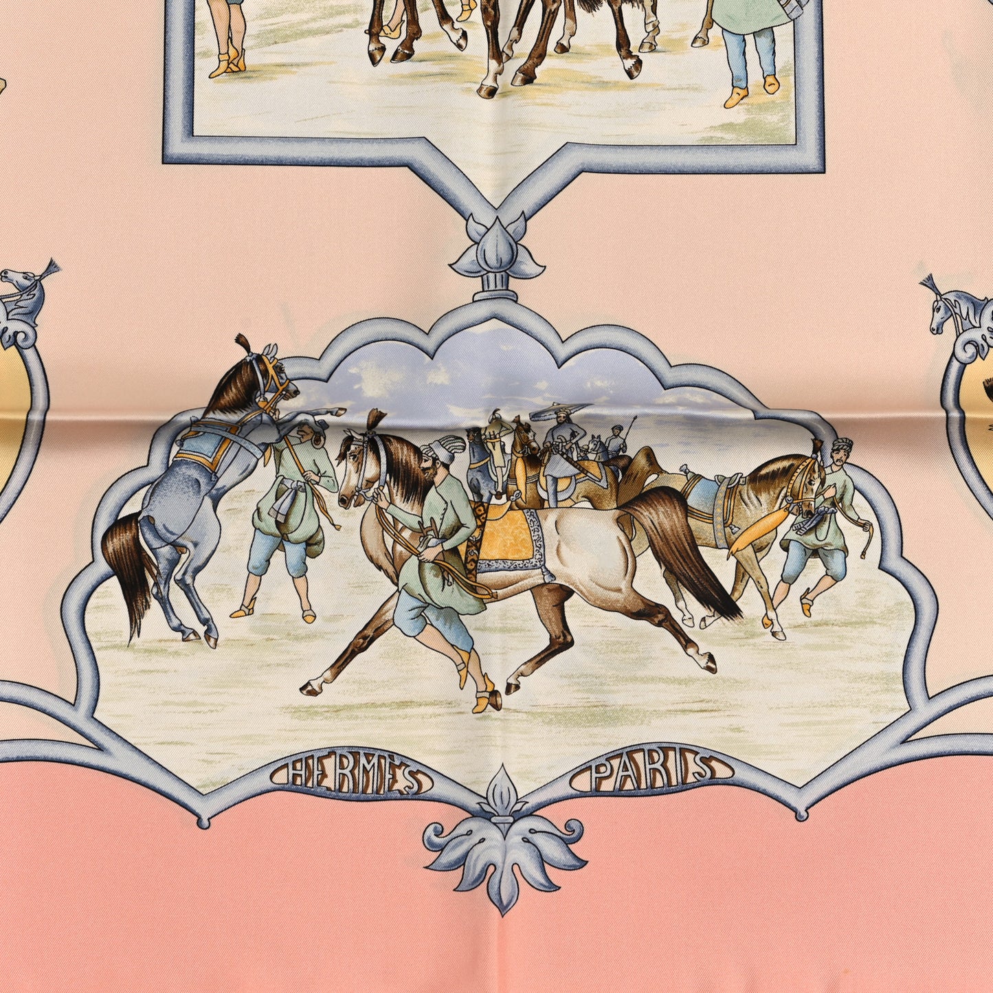 Silk Les Chevaux des Moghols Scarf 90