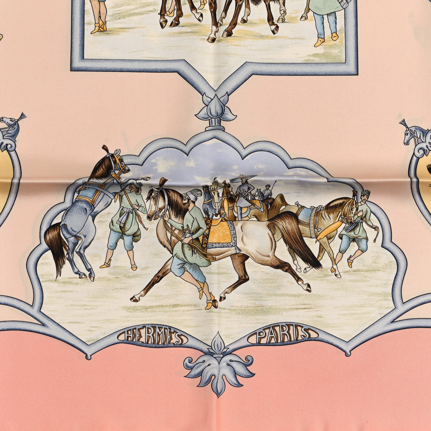 Hermes Silk Les Chevaux des Moghols Scarf 90 2 of 3