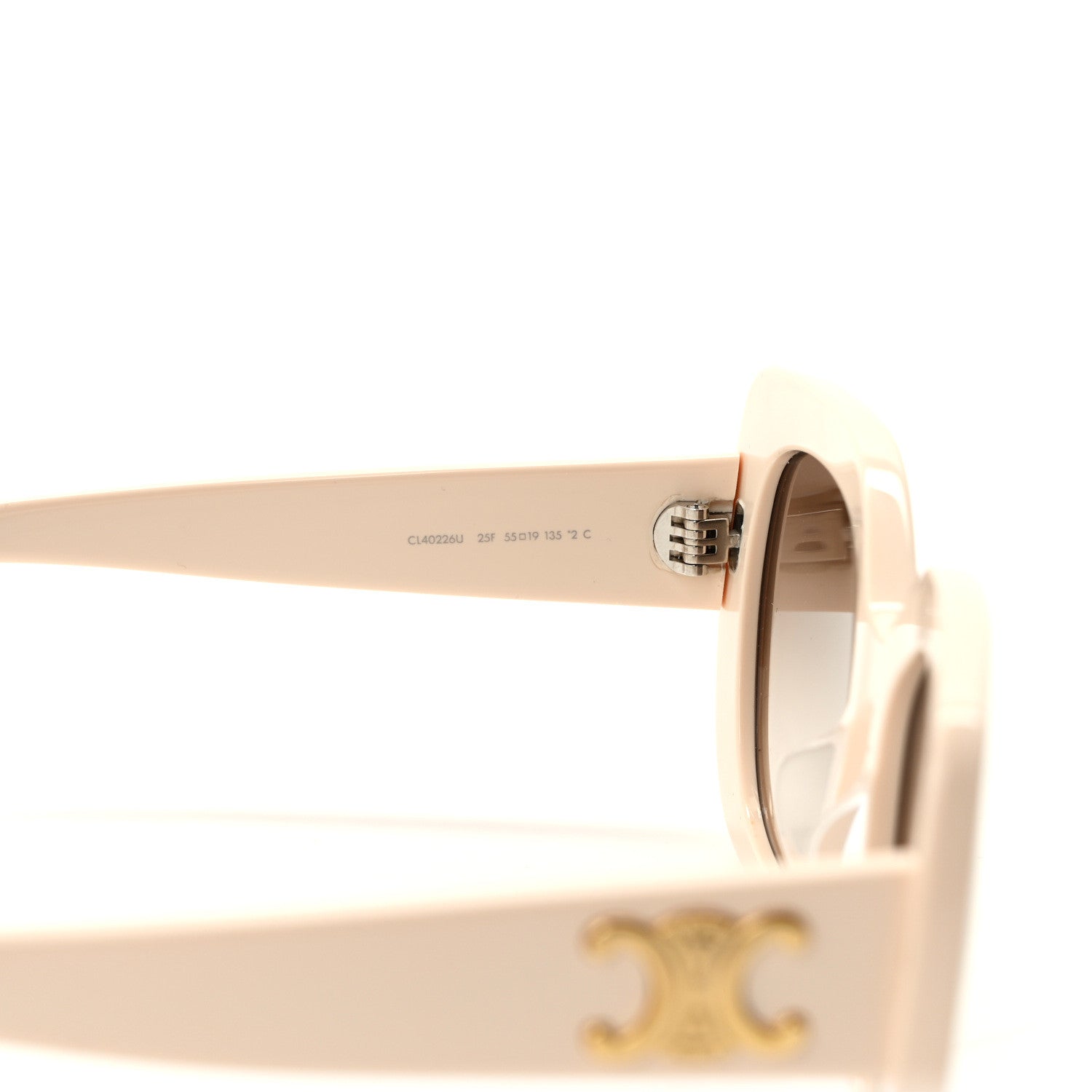 Celine Acetate Triomphe 01 Sunglasses CL 40226U White 6 of 8