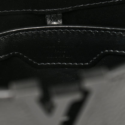 Louis Vuitton Taurillon Capucines BB Matte Black 6 of 10