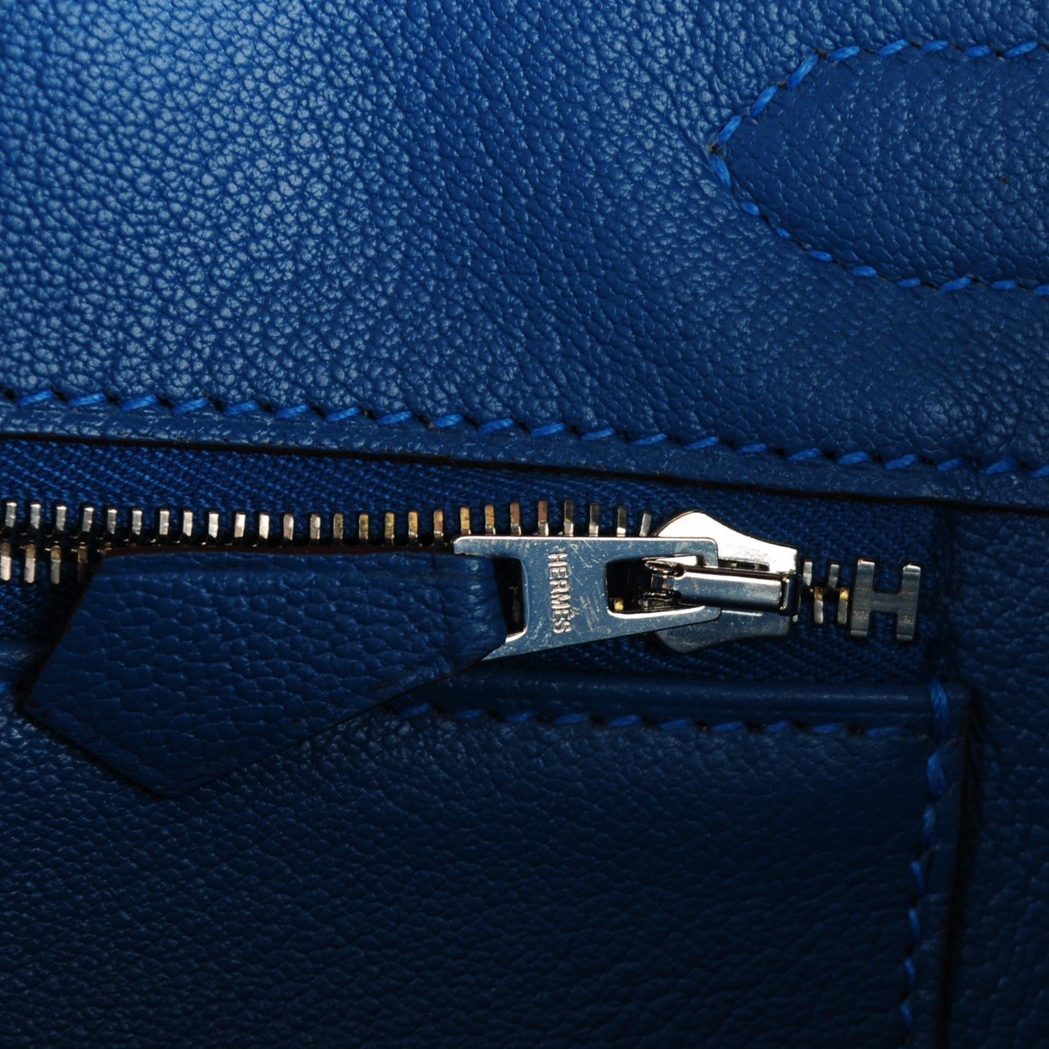 Hermes Taurillon Clemence Horseshoe Birkin 30 Etoupe Mykonos 16 of 21