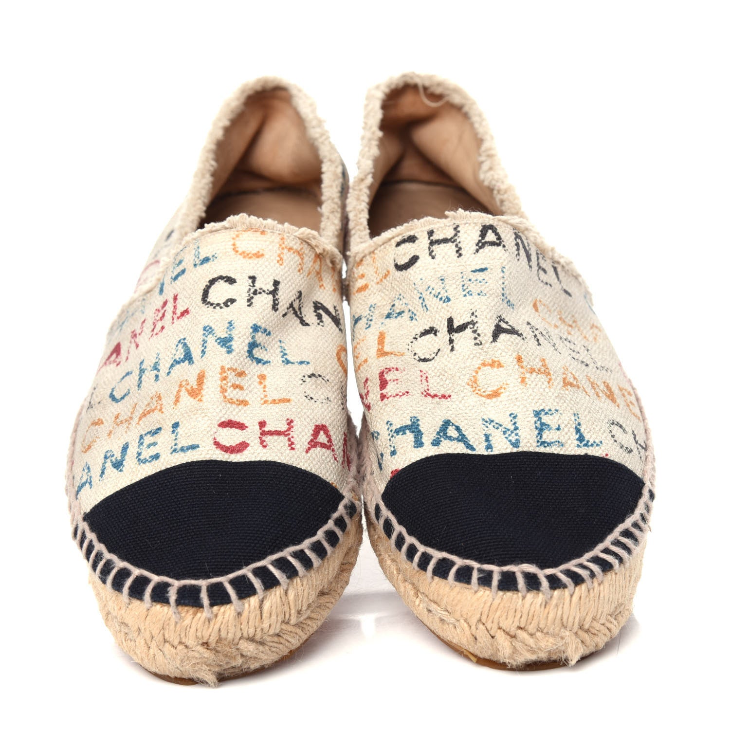 Chanel Toile Monogram Espadrilles 40 Multicolor 5 of 10
