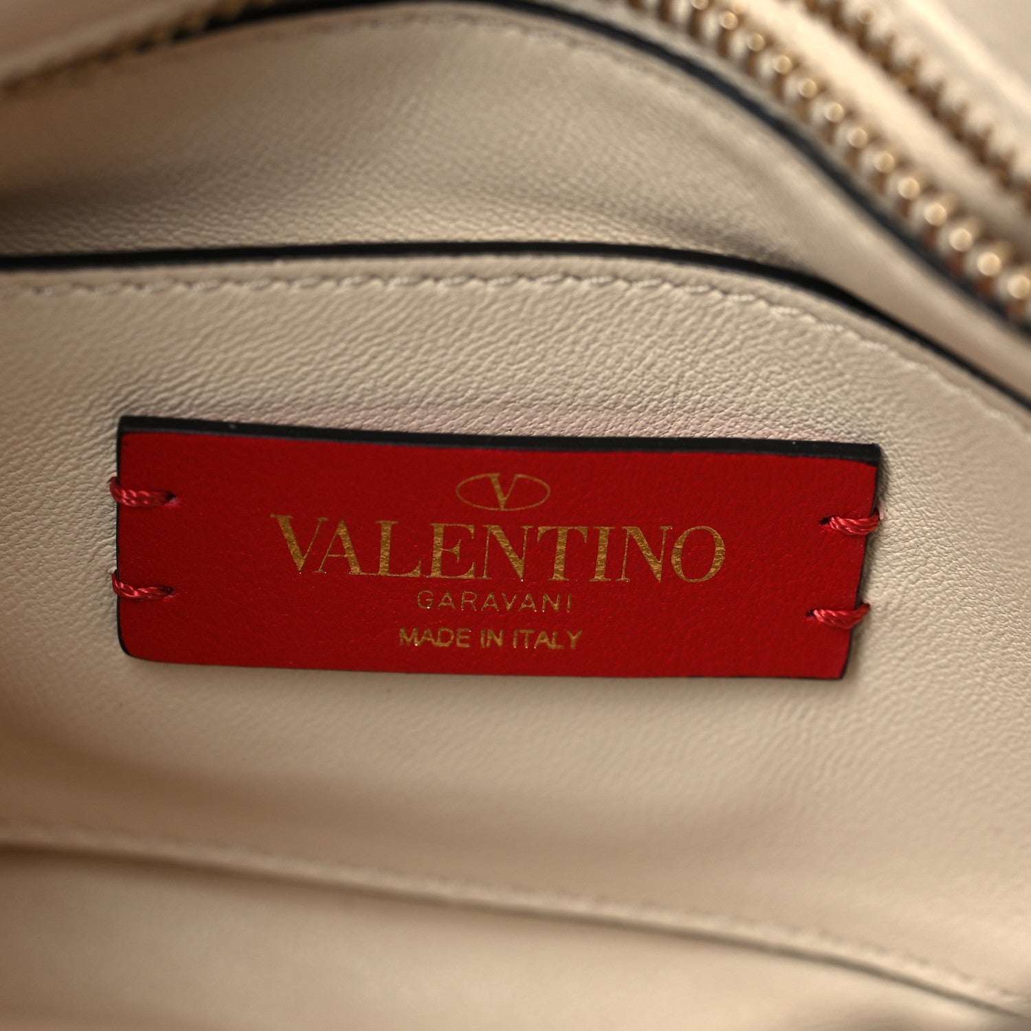 Valentino Garavani Nappa Small Spikeme Shoulder Bag Light Ivory 6 of 8