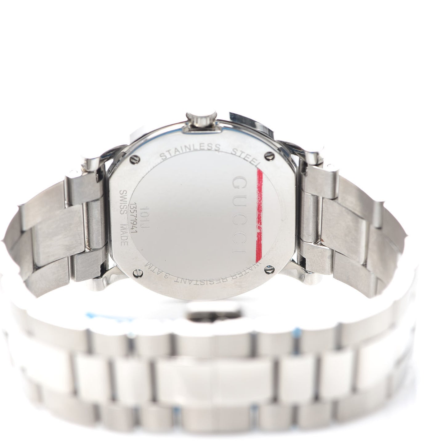 Stainless Steel 36mm G-Round Quartz Watch Black