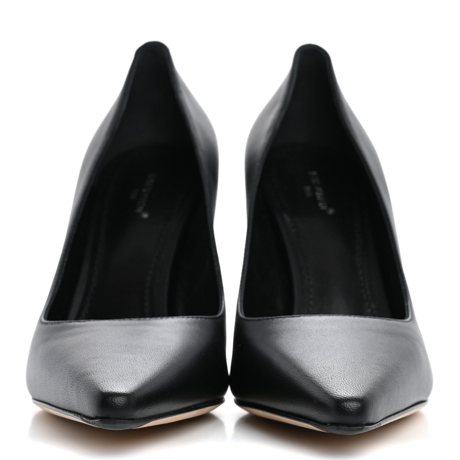 Louis Vuitton Lambskin Sparkle Pumps 38.5 Black 3 of 10