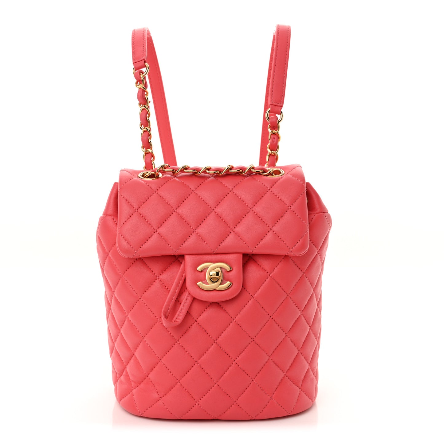 Caviar Quilted Mini Urban Spirit Backpack Pink