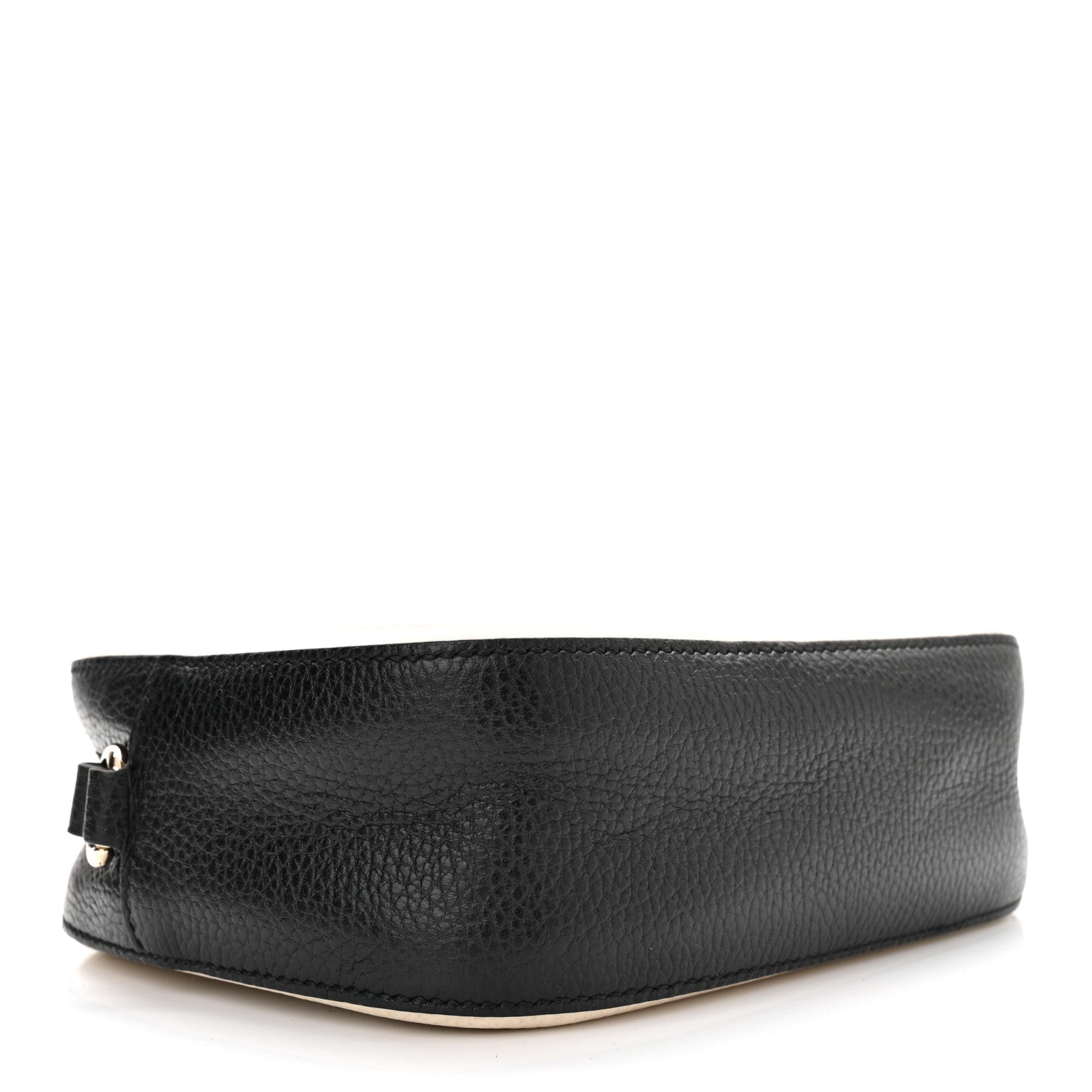 Gucci Dollar Calfskin Bi-Color Small Soho Disco Bag Mystic White Black 4 of 10