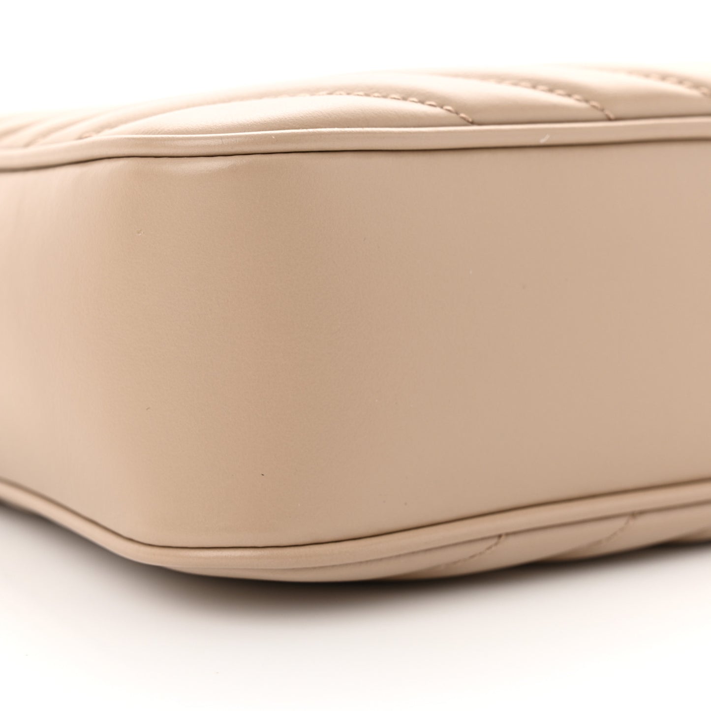 Calfskin Matelasse Monogram Lou Camera Bag Dark Beige
