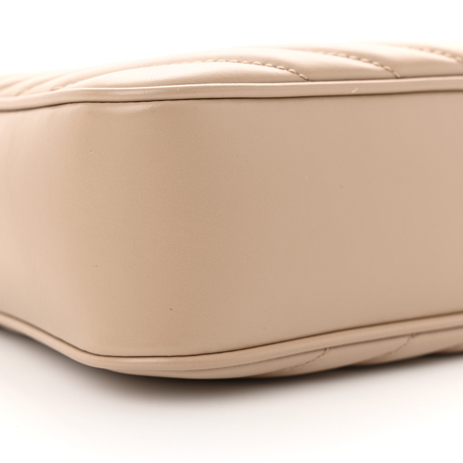 Saint Laurent Calfskin Matelasse Monogram Lou Camera Bag Dark Beige 9 of 13