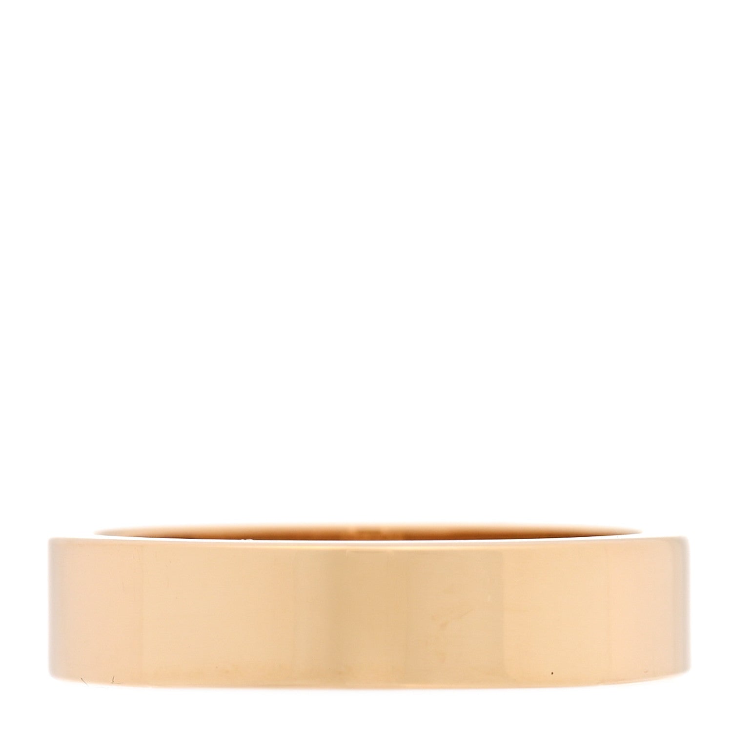 Hermes 18K Yellow Gold Diamond Pave Kelly Ring 54 7 3 of 5