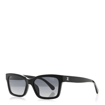 Chanel Acetate Polarized Square Sunglasses 5417-A Black 1 of 8