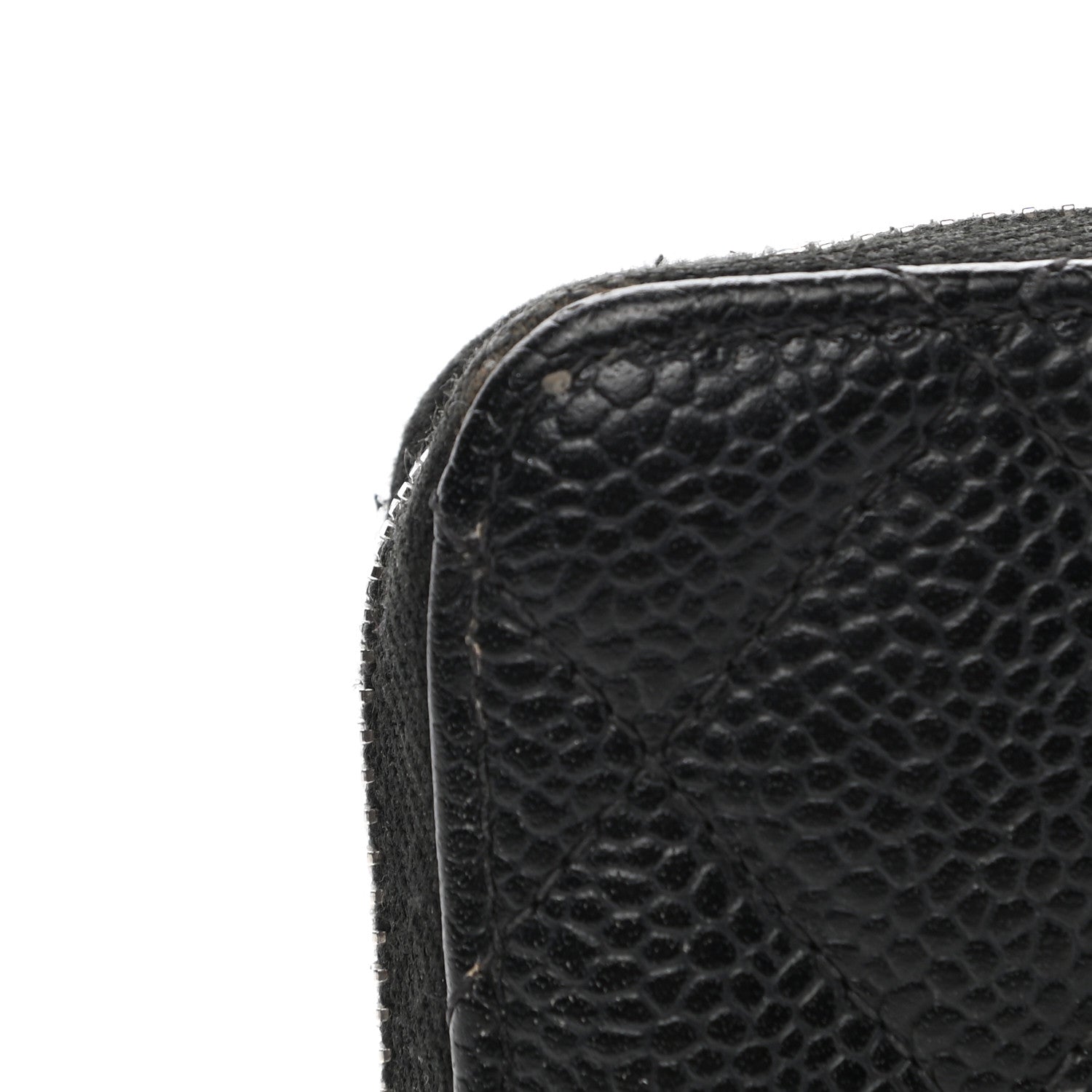 Chanel Caviar Quilted Zip Coin Purse Black 8 of 8