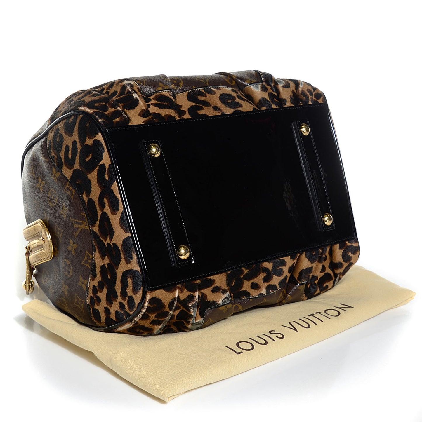 Monogram Leopard Stephen Bag