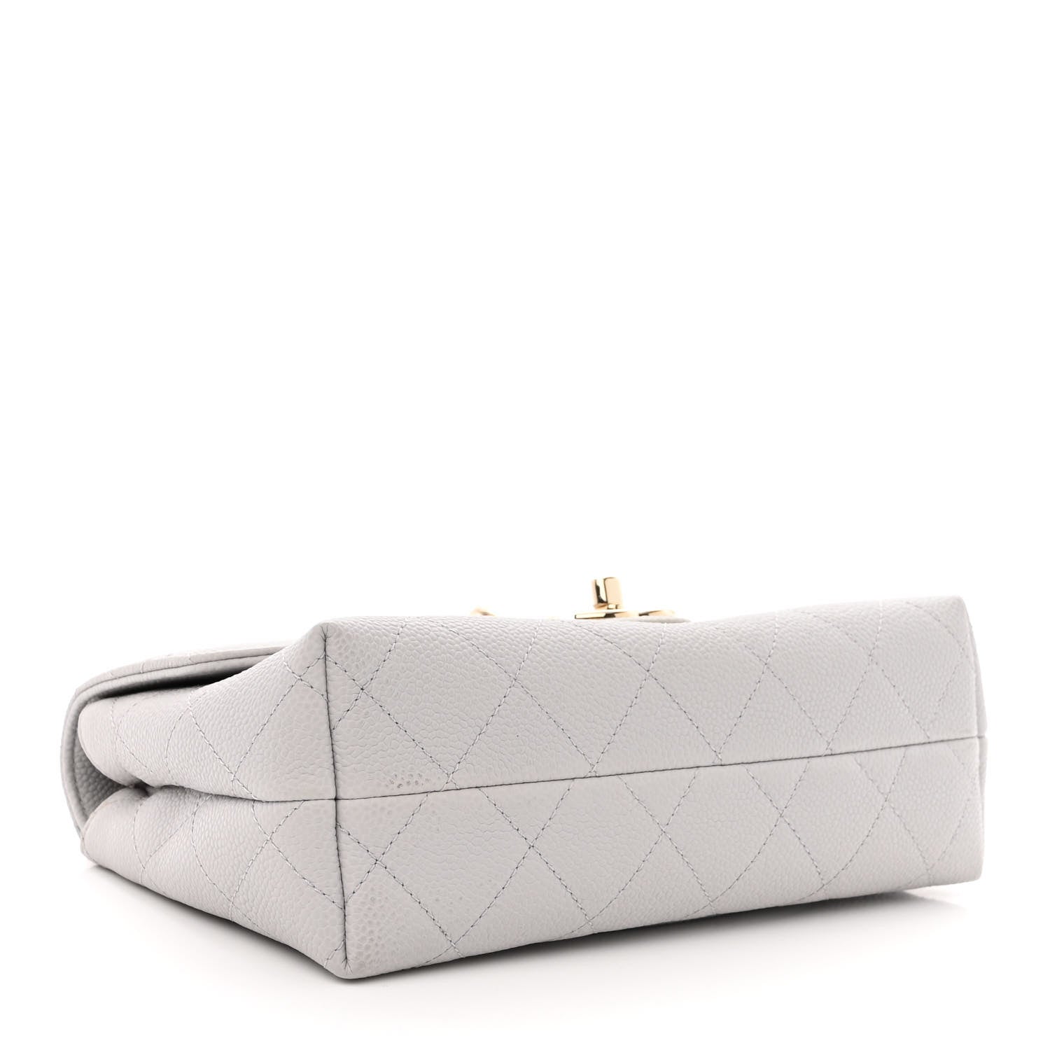 Chanel Caviar Quilted Small City Walk Flap Light Grey 4 of 10