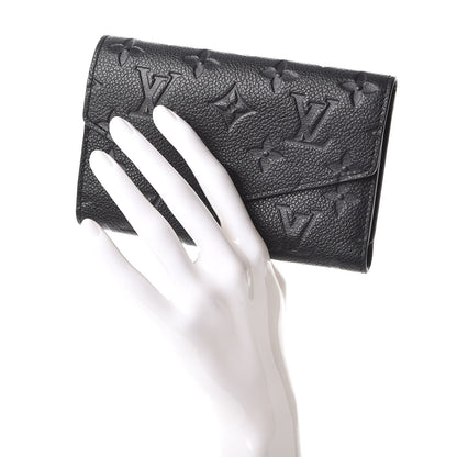 Louis Vuitton Empreinte Compact Curieuse Wallet Black 2 of 9