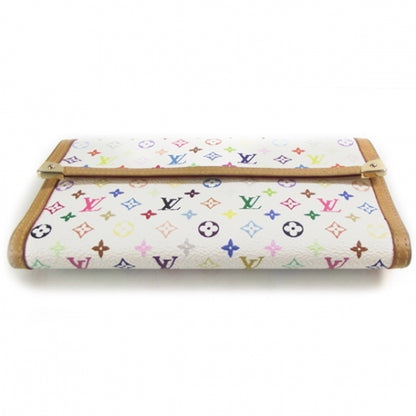 Louis Vuitton Monogram Multicolor Porte Tresor International Wallet White 3 of 9