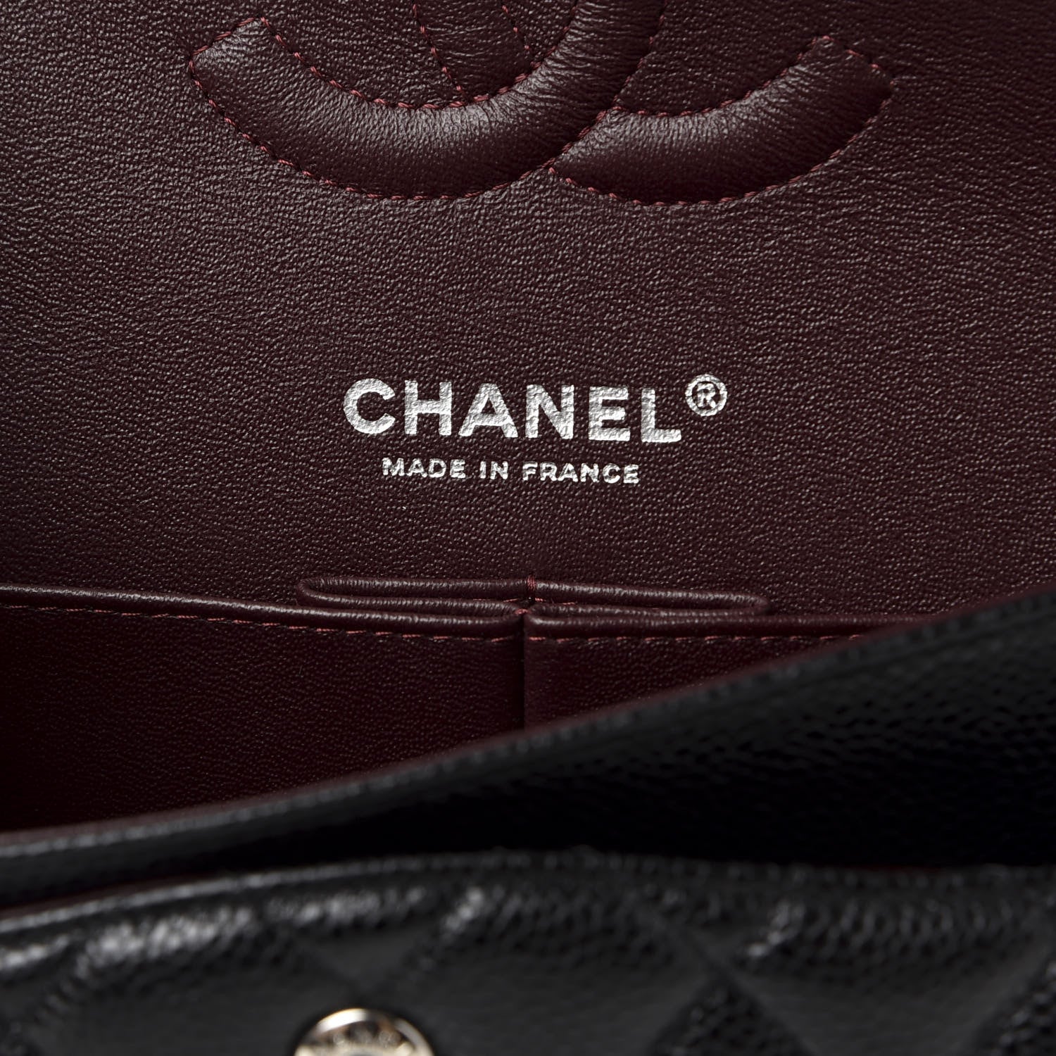 Chanel Caviar Quilted Medium Double Flap Black 7 of 10