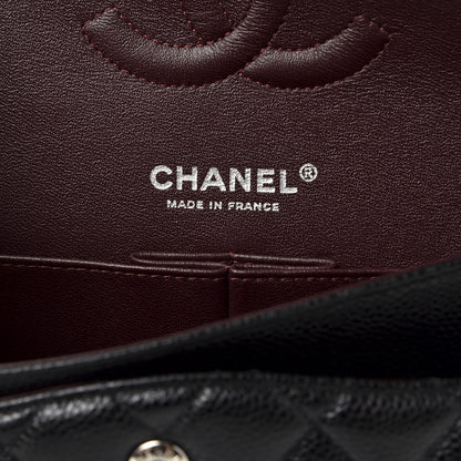 Chanel Caviar Quilted Medium Double Flap Black 7 of 10