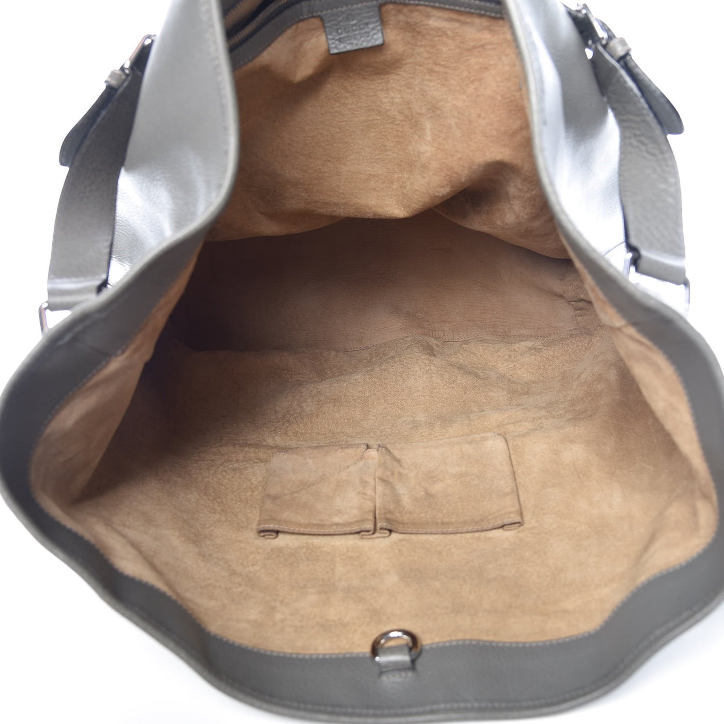 Pebbled Calfskin Large Hobo Green