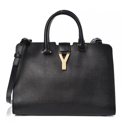 Saint Laurent Textured Calfskin Small Classic Y Cabas Black 1 of 11