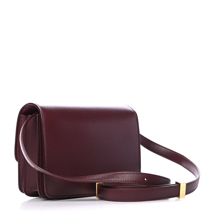 Celine Box Calfskin Small Classic Box Flap Bag Burgundy 2 of 5