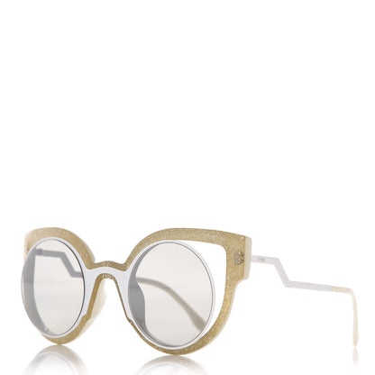 Fendi Paradeyes Sunglasses FF 0137/S White Gold 1 of 7