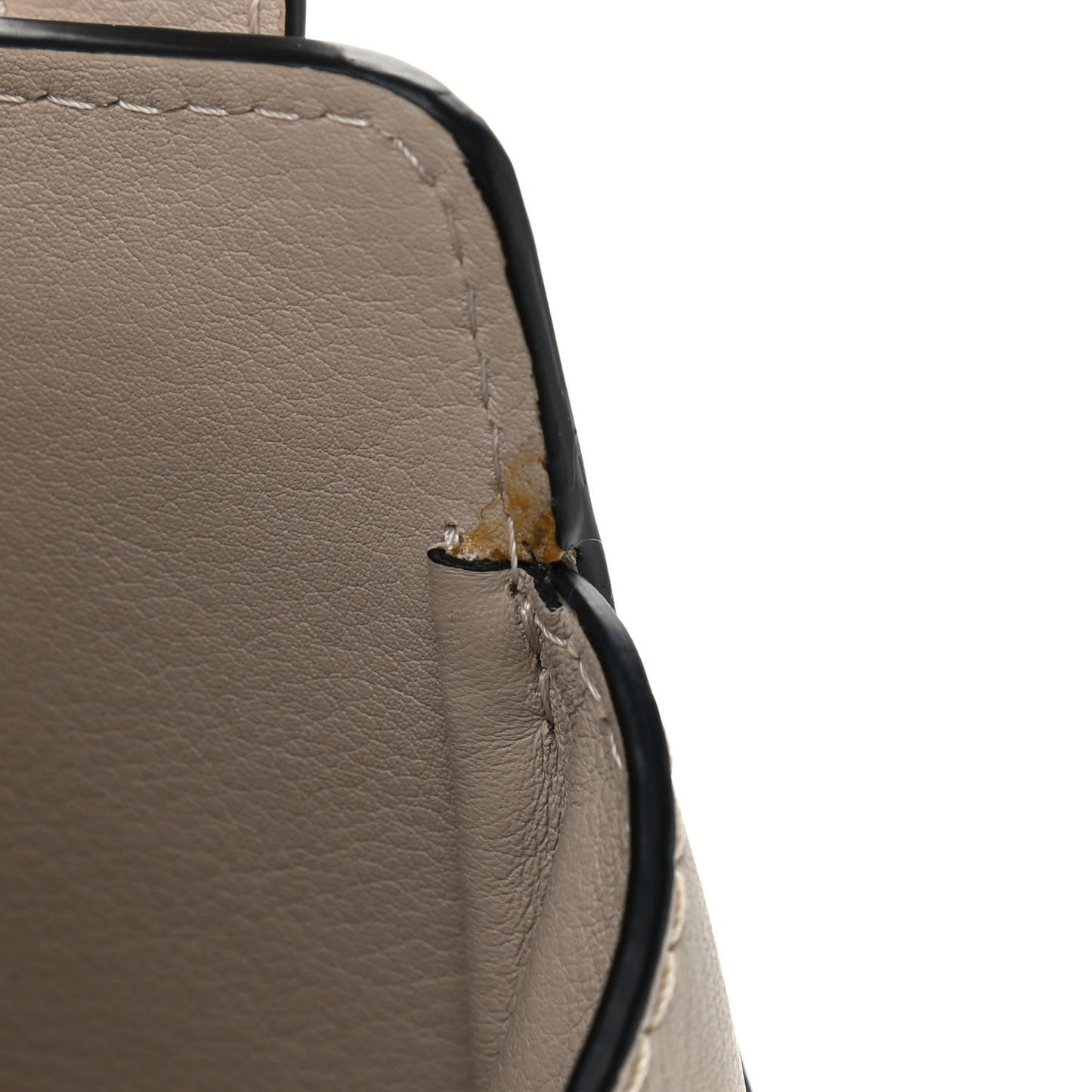Calfskin Canvas Mini Hammock Shoulder Bag Natural Light Oat
