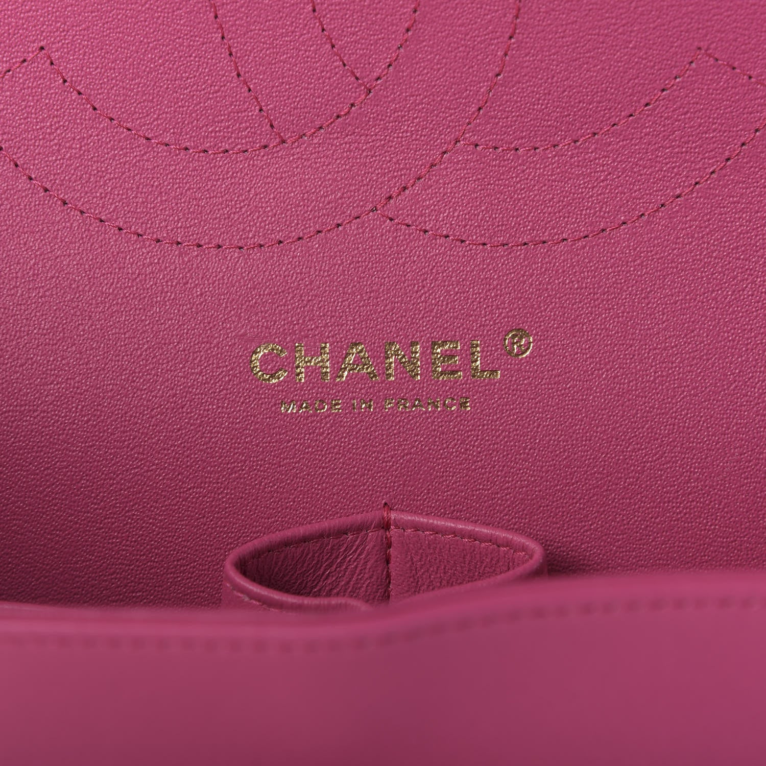 Chanel Lambskin Quilted Jumbo Double Flap Fuchsia 8 of 10