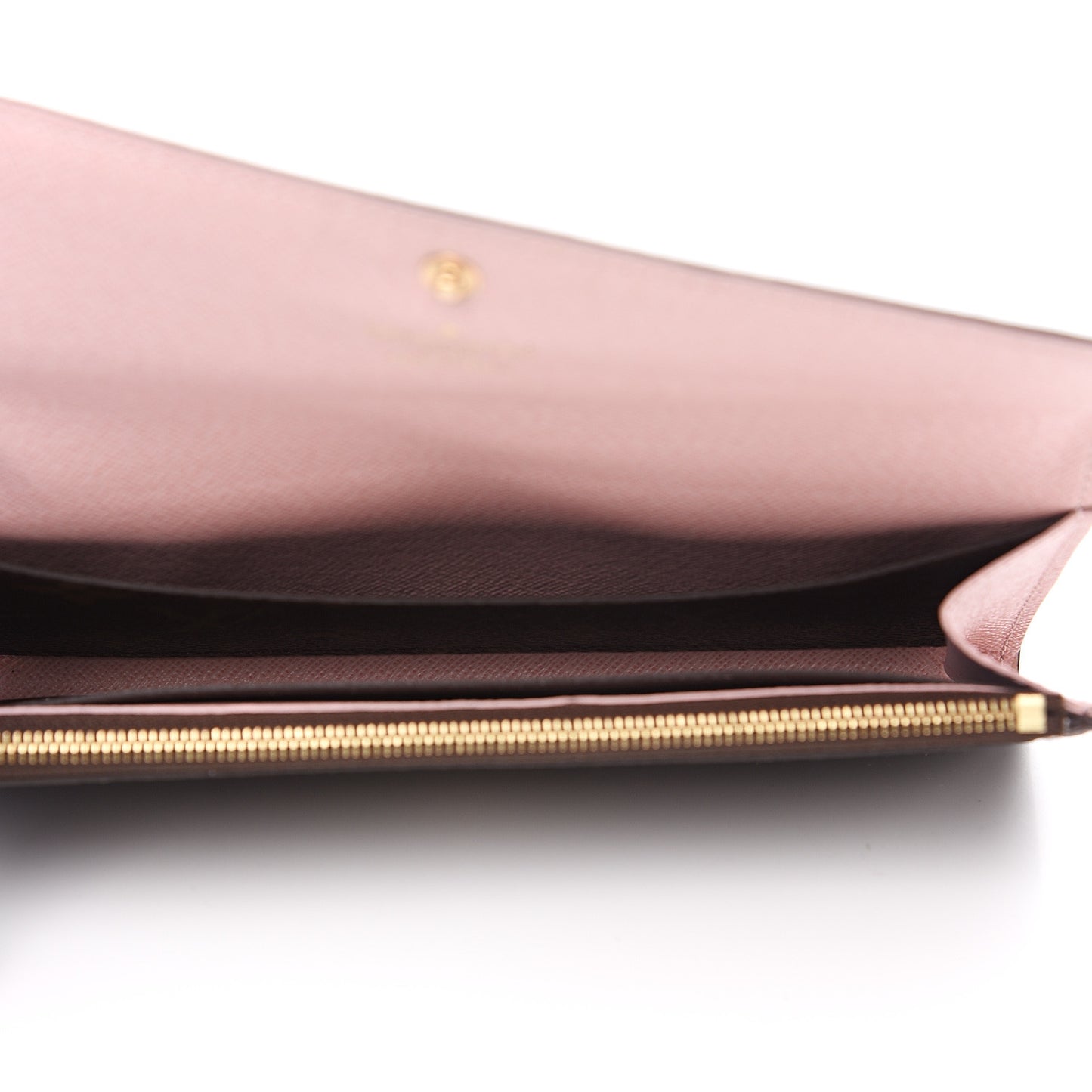Monogram Emilie Wallet Rose Ballerine