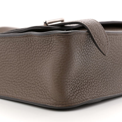 Hermes Taurillon Clemence Steve Caporal Messenger Cacao 10 of 10