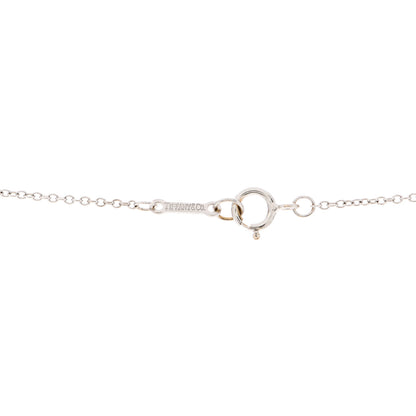 Tiffany 18K White Gold Diamond Paloma Picasso Double Loving Heart Necklace 5 of 6