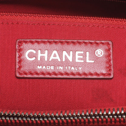 Chanel Patent Grand Shopping Tote GST Red 6 of 7