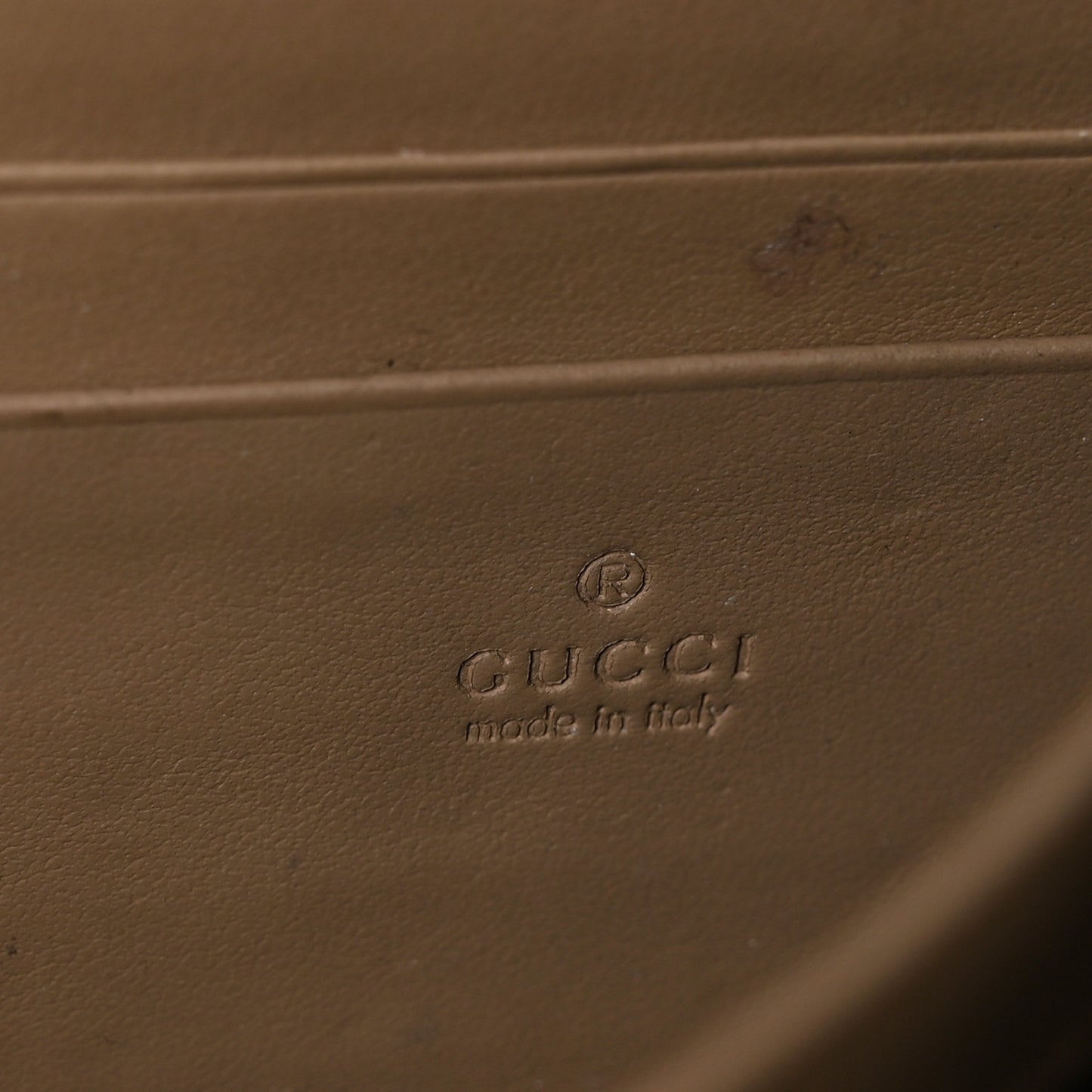 GG Supreme Monogram Mini Dionysus Chain Wallet Beige Taupe