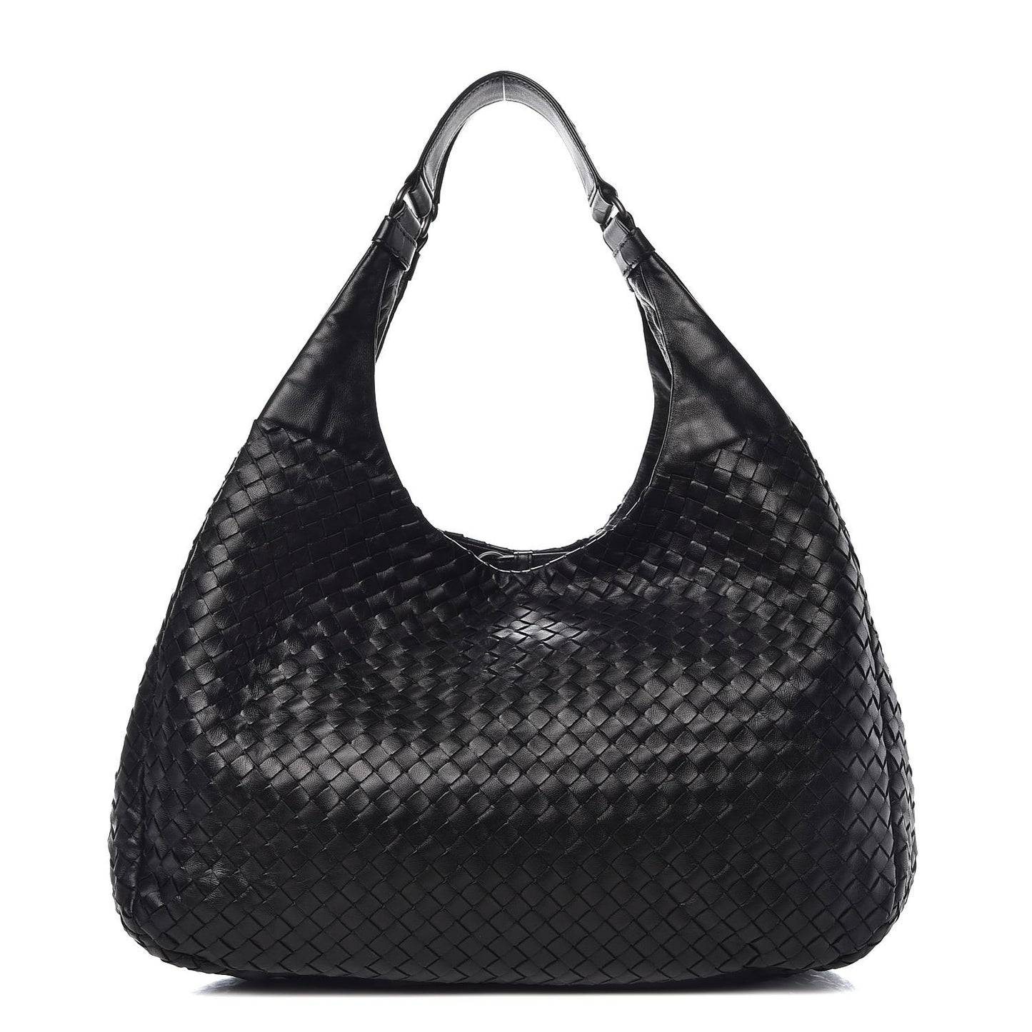 Nappa Intrecciato Large Campana Black