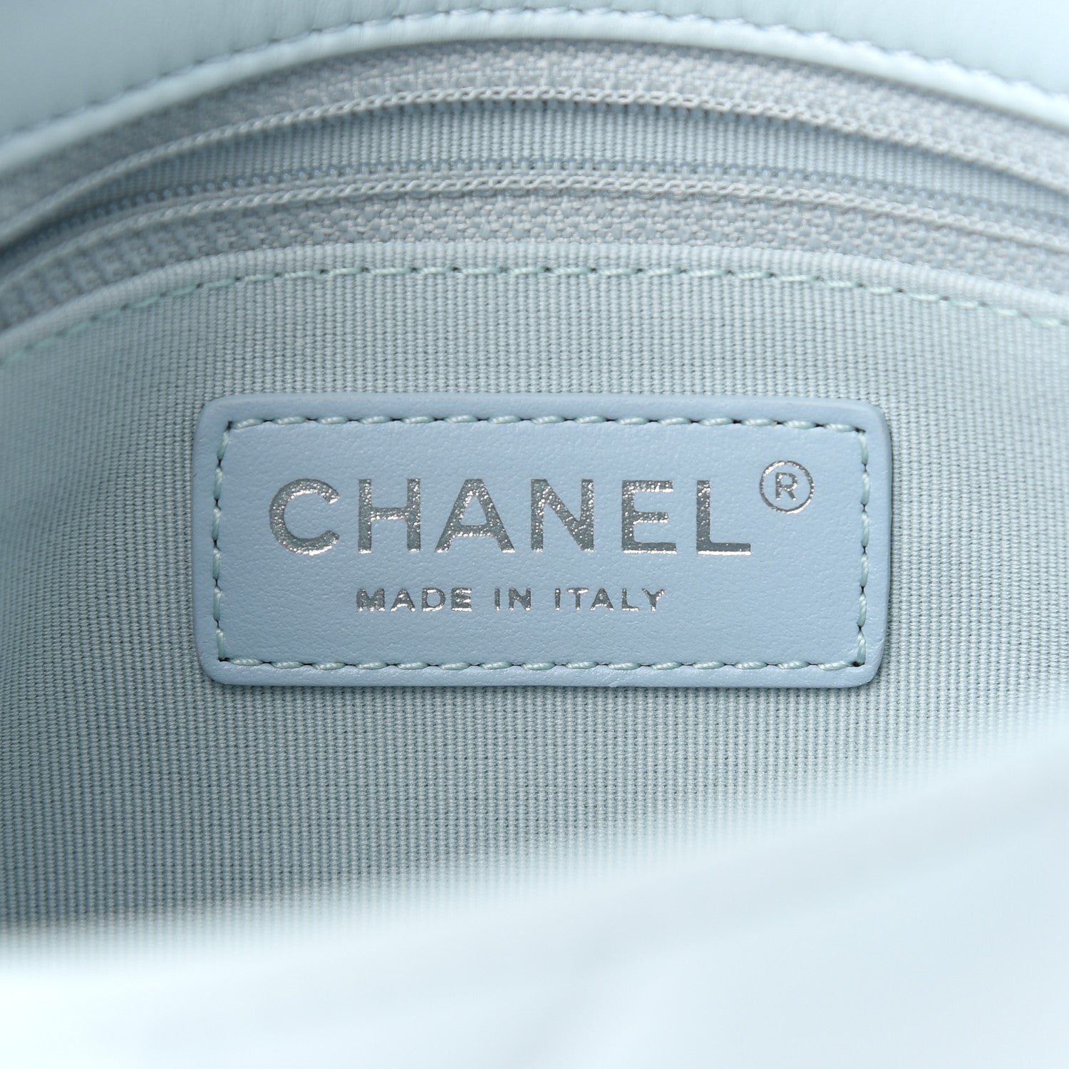 Chanel Lambskin Quilted Mini My Perfect Flap Light Blue 6 of 9