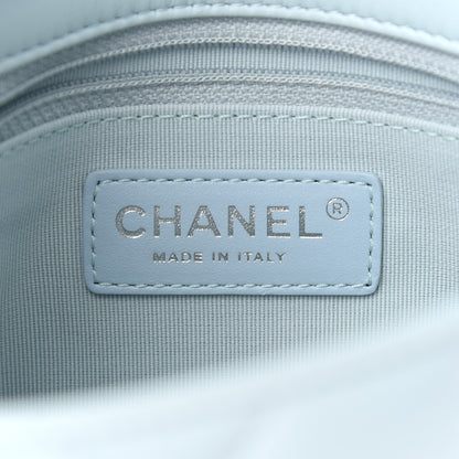 Chanel Lambskin Quilted Mini My Perfect Flap Light Blue 6 of 9