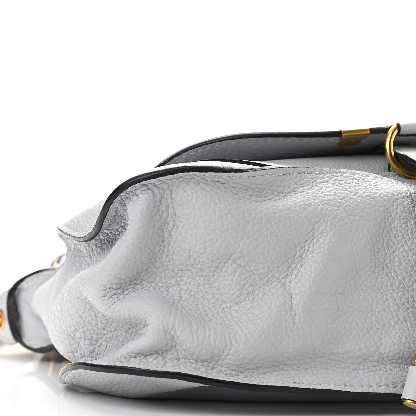 Calfskin Medium Marcie Satchel Light Cloud