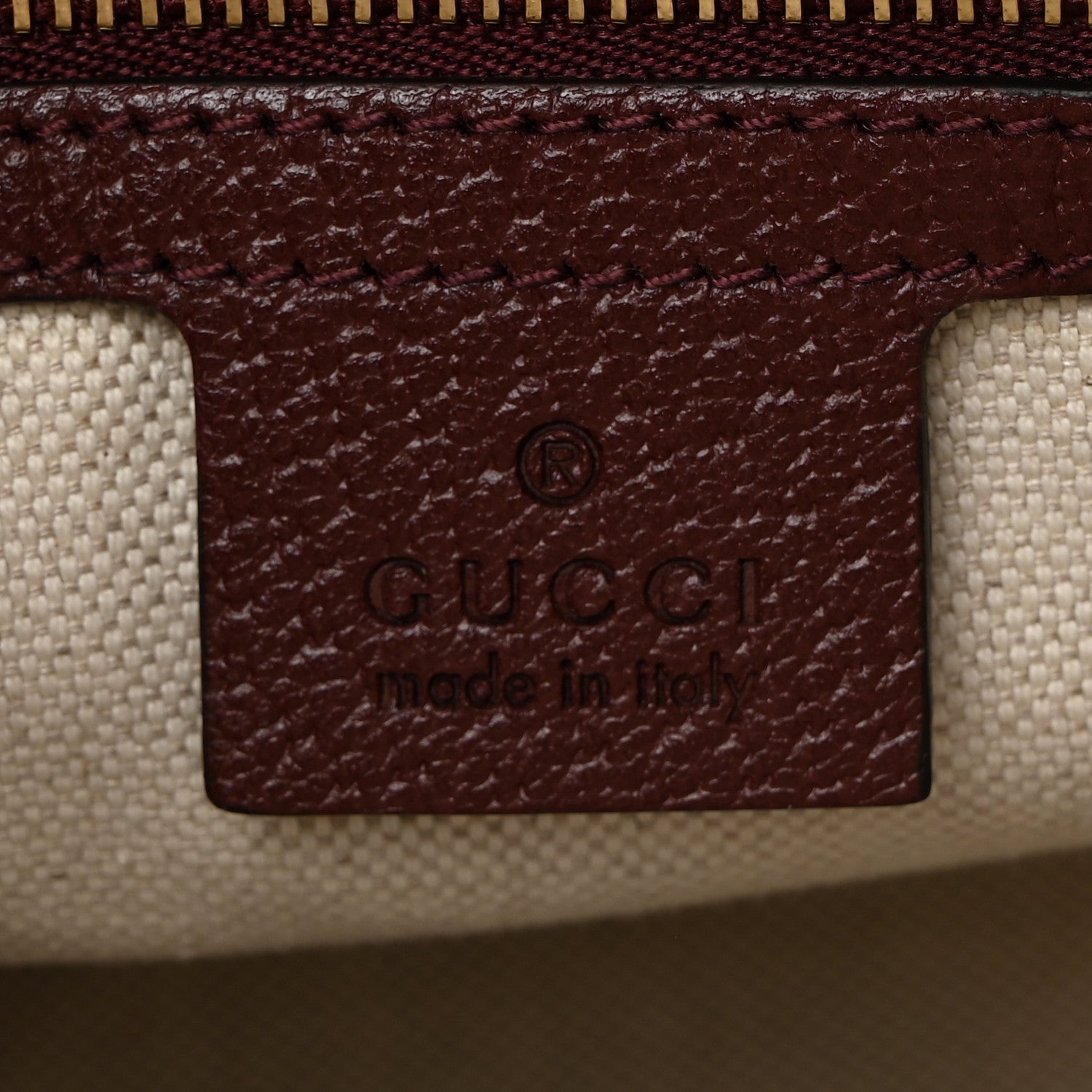 Gucci Monogram Textured Dollar Calfskin Small Horsebit 1955 Shoulder Bag Sahara Rubino Chardonnay 6 of 10