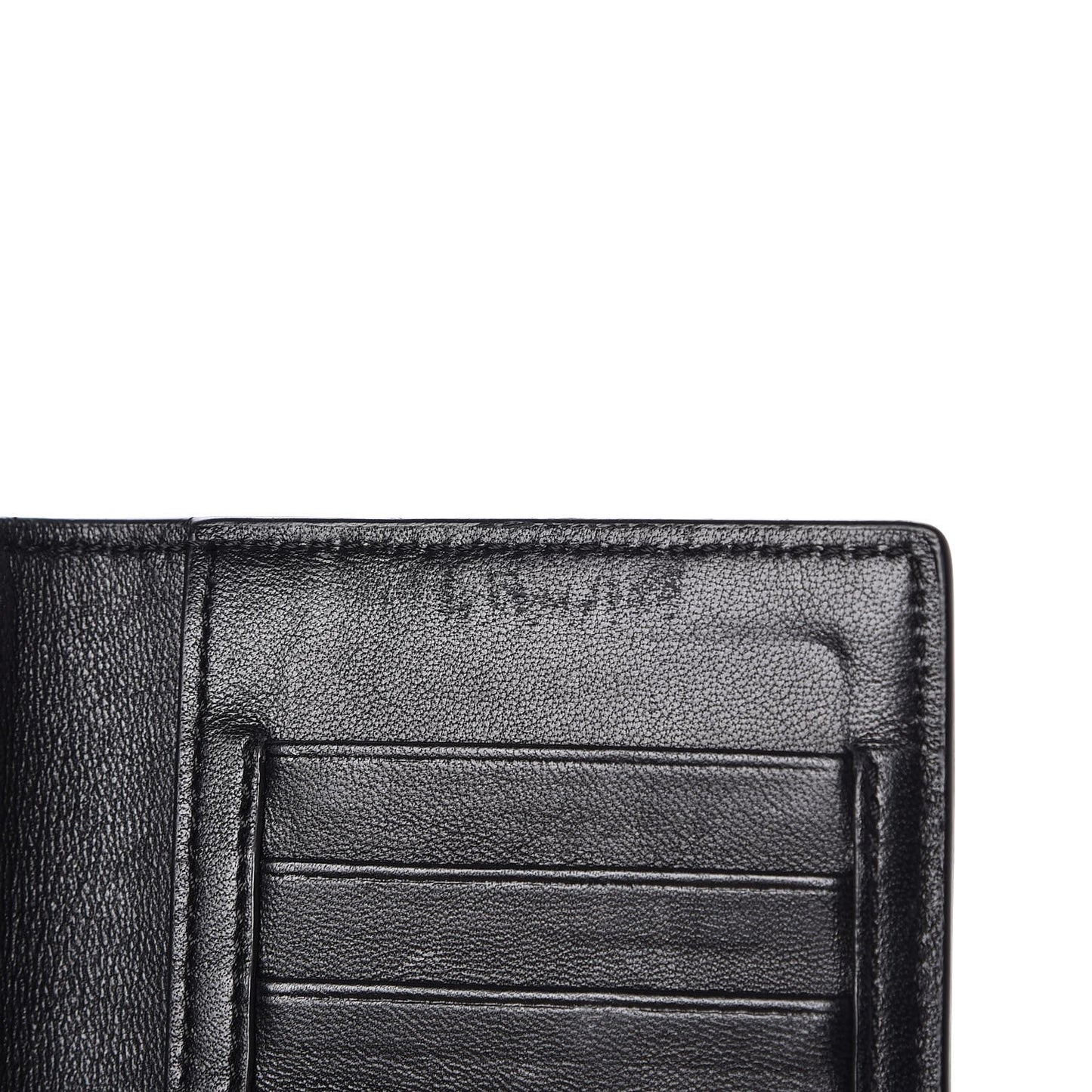 Smooth Calfskin Coat Wallet Black